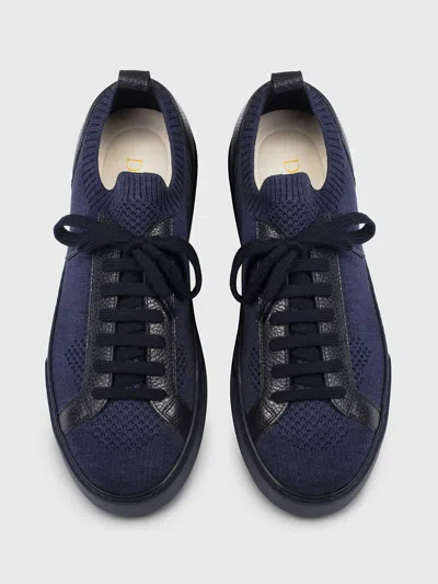 Doucal's Lace-up Sneakers In Blue