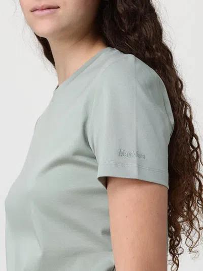 Max Mara Cotton T-shirt In Green