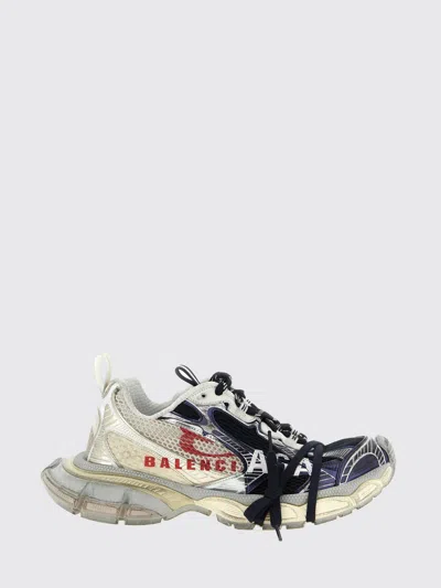 Balenciaga 3xl Split Logo Nylon And Mesh Sneakers In Multi