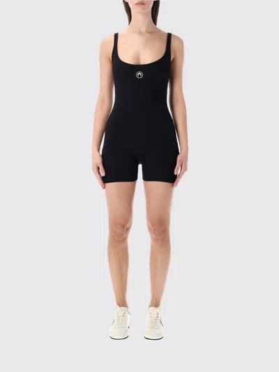 Marine Serre Elegance In Motion Mini Jumpsuit For Women In Black