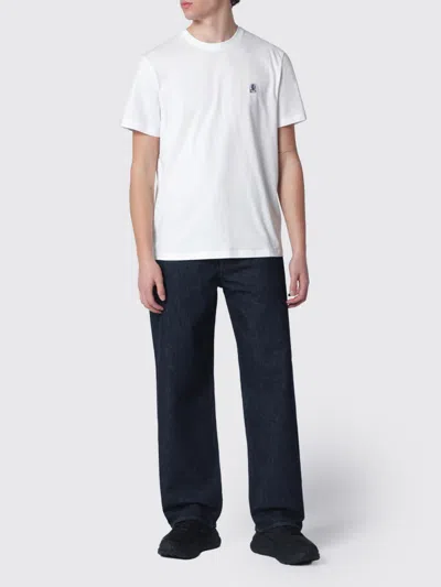 Parajumpers White Regular-fit T-shirt With Logo Patch In White