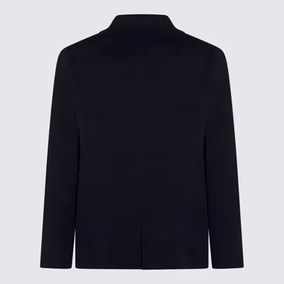 Malo Flap-pocket Button Jacket In Blue