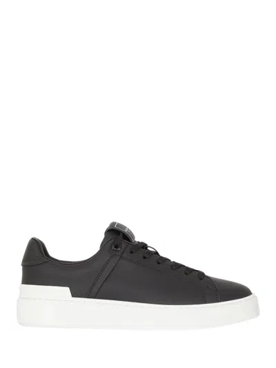 Balmain B-court Low-top Sneaker In Black