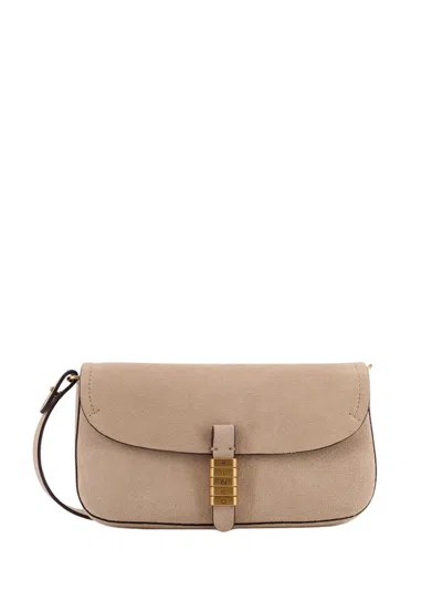 Pinko Medium Saddle Flat Shoulder Bag In Sand