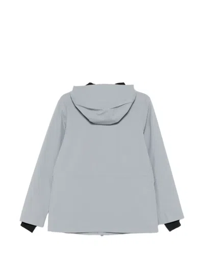 Rains Suva String Hooded Jacket In Blue