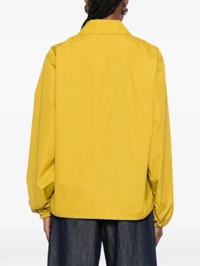 Gr10k Flap-pocket Jacket In Yellow
