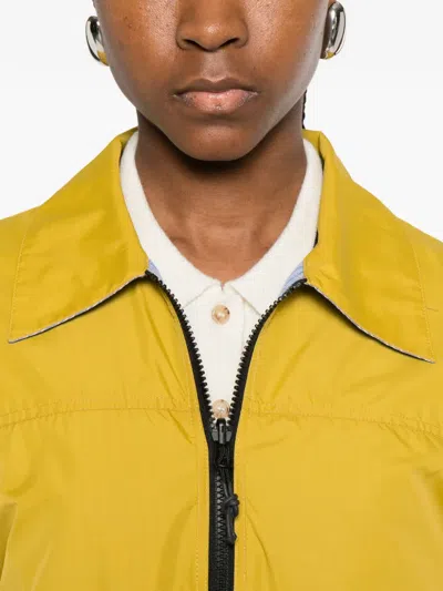 Gr10k Flap-pocket Jacket In Yellow