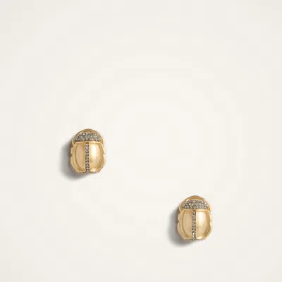 La Doublej Khepri Studs In Neutral