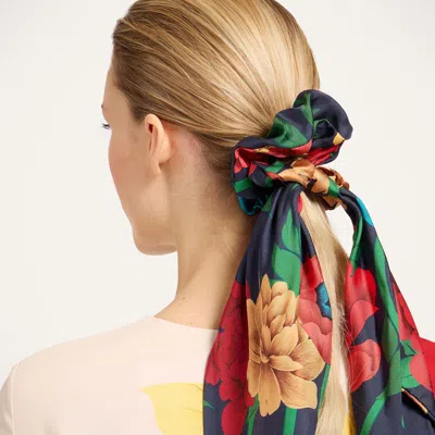 La Doublej Bow Scrunchie In Neutral
