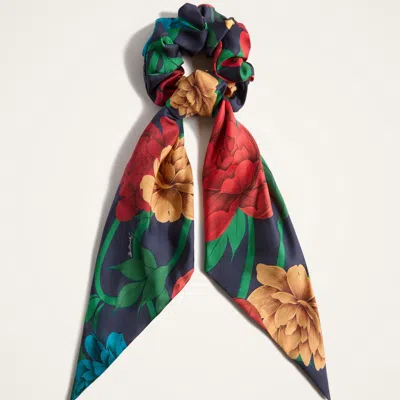 La Doublej Bow Scrunchie In Neutral