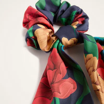 La Doublej Bow Scrunchie In Neutral