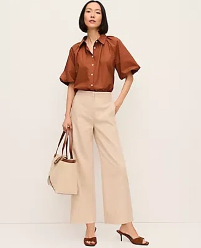 Ann Taylor The Petite Grace Pant In Brown
