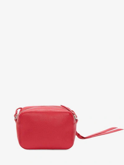 Shop Alexander Mcqueen Grain Calf Leather Skull Camera Bag
