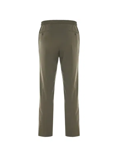 Corneliani Drawstring Trousers In Green