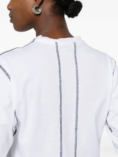 Gr10k Topstitch T-shirt In White