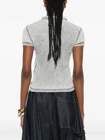 Diesel T-shirt Woman Color Grey In Gray