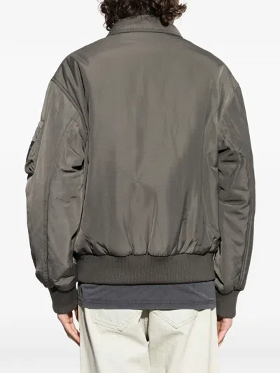 Maison Kitsuné Zip Jacket In Gray