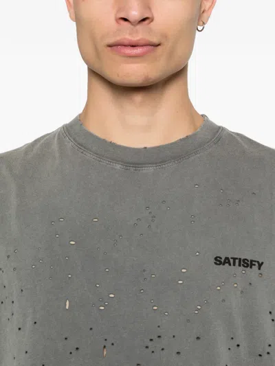 Satisfy Mothtech Muscle Tee In Gray
