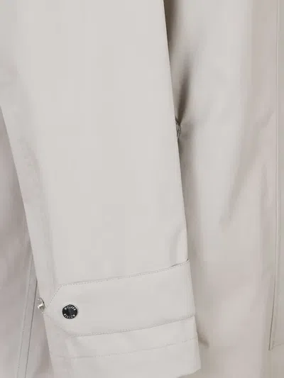 Moorer Caorle-t-tes Buttoned Coat In Gray