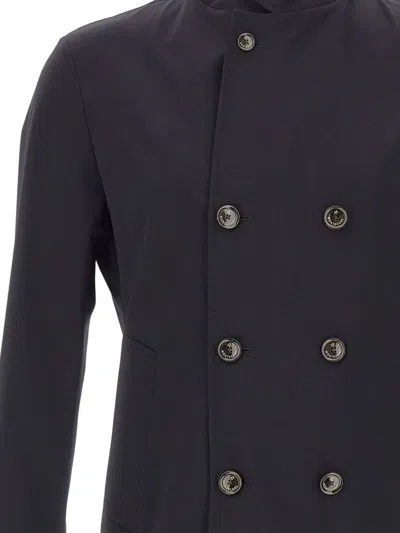 Montecore Double-breasted Button-fastening Jacket In Blue