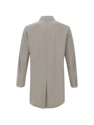 Montecore Button-fastening Wool Jacket In Gray