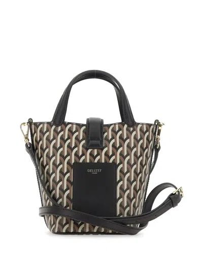 Dell'est Glinda Pattern Tote Bag In Black