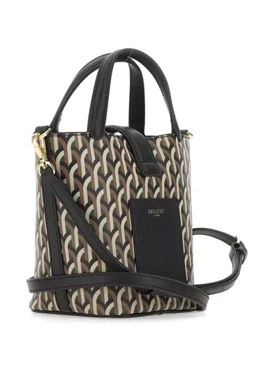 Dell'est Glinda Pattern Tote Bag In Black