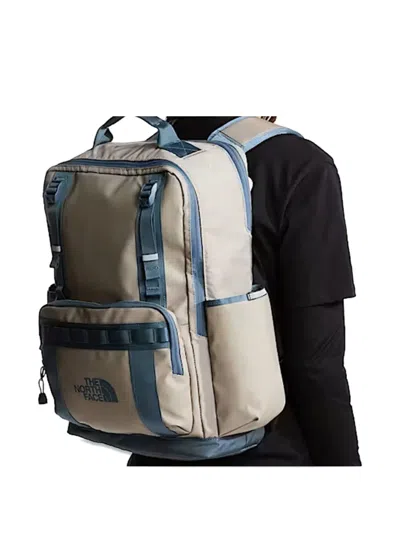 The North Face Logo-print Backpack In Orange