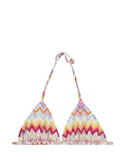 Missoni Zigzag-pattern Bikini In Multi