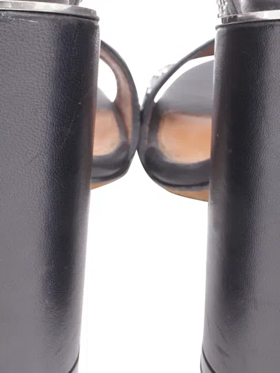 Pre-owned Givenchy Studded Ankle-strap Sandals In Black