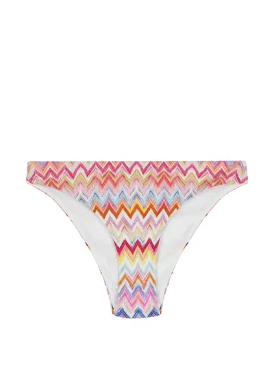 Missoni Zigzag-pattern Bikini In Multi