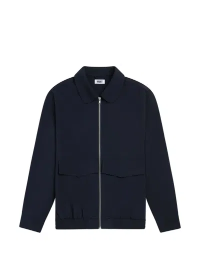 Krost Eco Combo Zip Jacket In Blue