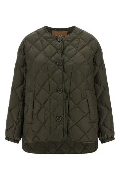 Max Mara The Cube Giubbino Trapuntato Verde In Green