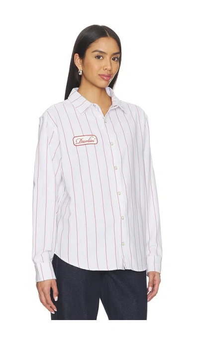 Darlin Mechanic Button Down Shirt In Multi