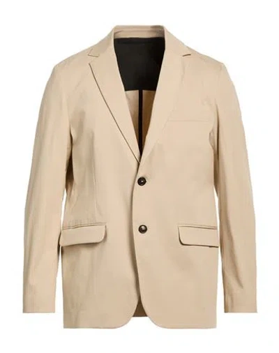 Rrd Man Blazer Beige Size 44 Polyamide, Elastane In Brown
