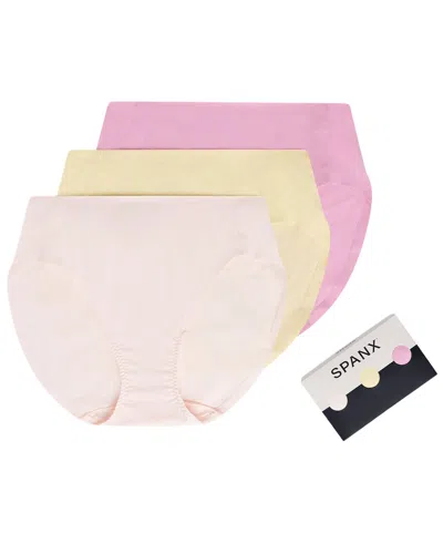 Spanx 3pk Supima Bikini In Multi