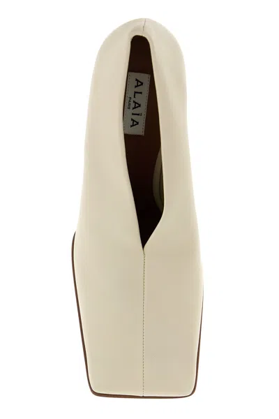 Alaïa Elegant 90mm Pumps In White