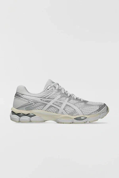 Asics Cumulus 16 White Tech Fabric Blend Sneakers In Multi