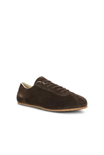 Common Projects Suede Driving Shoe In Brown