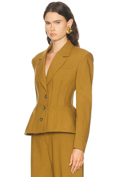 Jean Paul Gaultier Tailoring Wool Basque Jacket In Multi