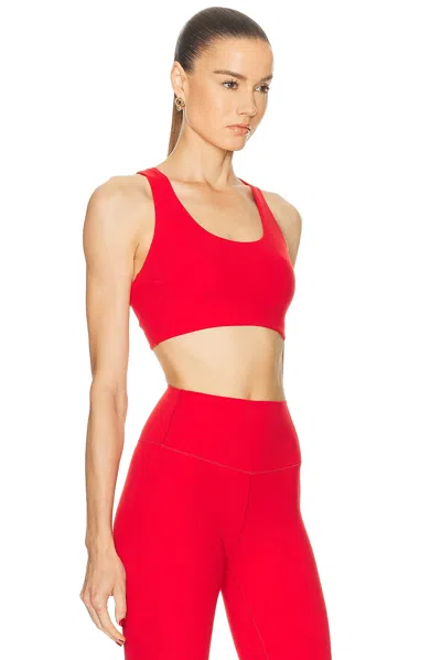 Splits59 Sara Airweight Sports Bra In Red