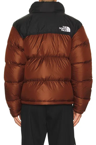 The North Face Brown Color Block High Neck Jacket