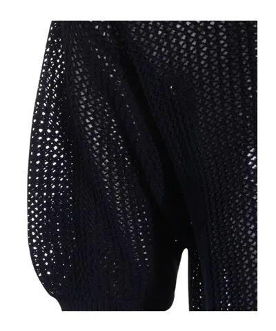 Antonelli Sweaters Blue And Green In Black
