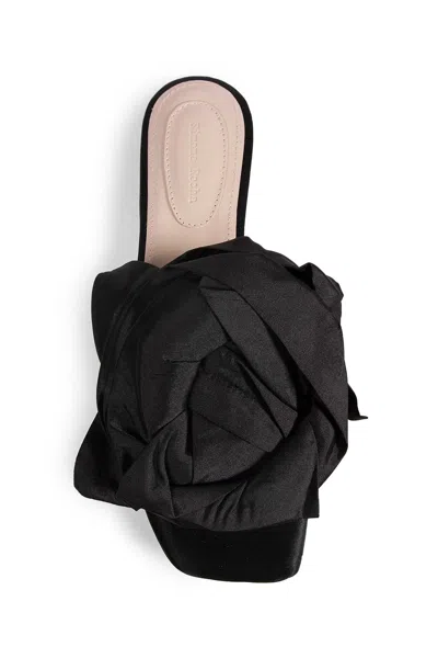 Simone Rocha Pressed Rosette Slides In Multi