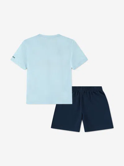 Converse Boys Multi Hit Gfx Short Set In Blue