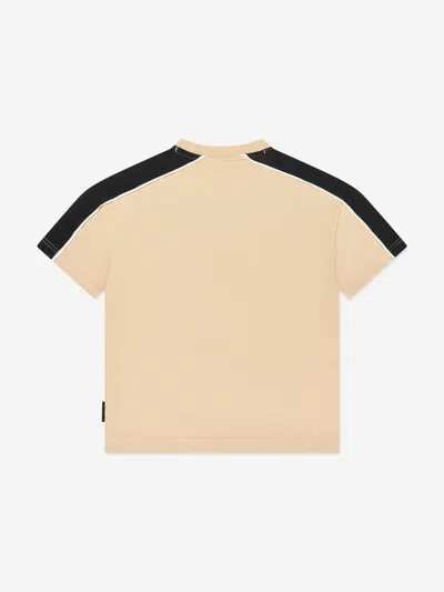 Converse Boys Bleacher Sneaker T-shirt In Brown