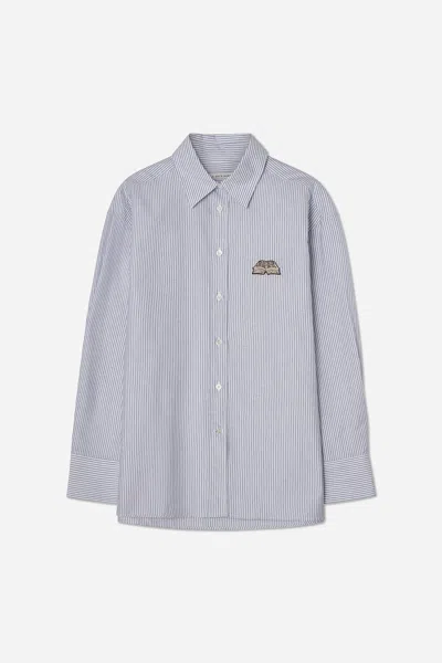 A Days March The Red Corridor Striped Oxford Shirt