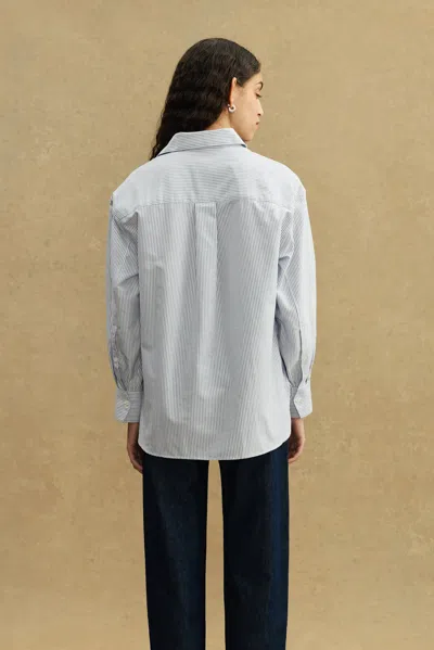 A Days March The Red Corridor Striped Oxford Shirt