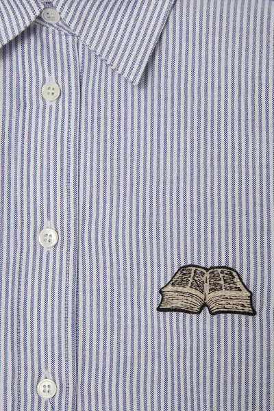 A Days March The Red Corridor Striped Oxford Shirt