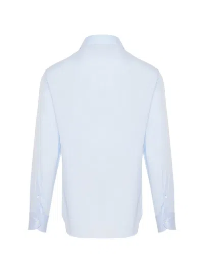 Corneliani Buttoned Shirt In Blue